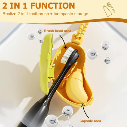 BananaCap™ Portable Toothbrush Case